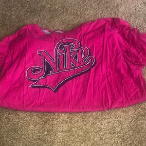Pink nike shirt